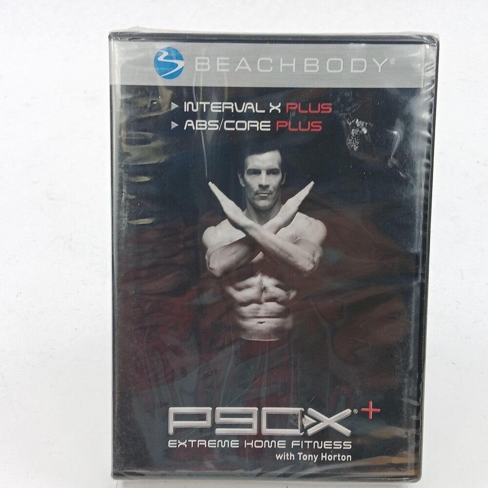 P90X+ Interval X Plus Abs/Core Plus DVD 2007 Beachbody Tony Horton NEW Workout